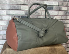 Load image into Gallery viewer, LEATHER DUFFLE