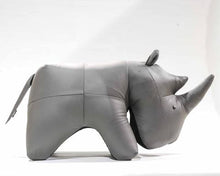 Load image into Gallery viewer, Rhino Ottoman Genuine Leather